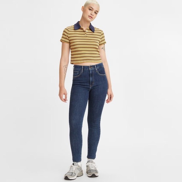 Levi’s Mile High Super Skinny Women’s Jeans Dark Wash - Picture 1 of 9